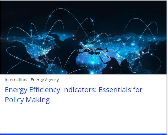 Energy Efficiency Indicators: Essentials for Policy Making
