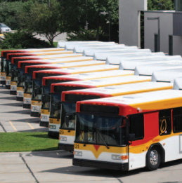 Ames Transit Agency Hybrid Buses 